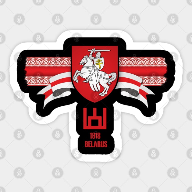 Belarus Pahonia Sticker by LosFutbolko